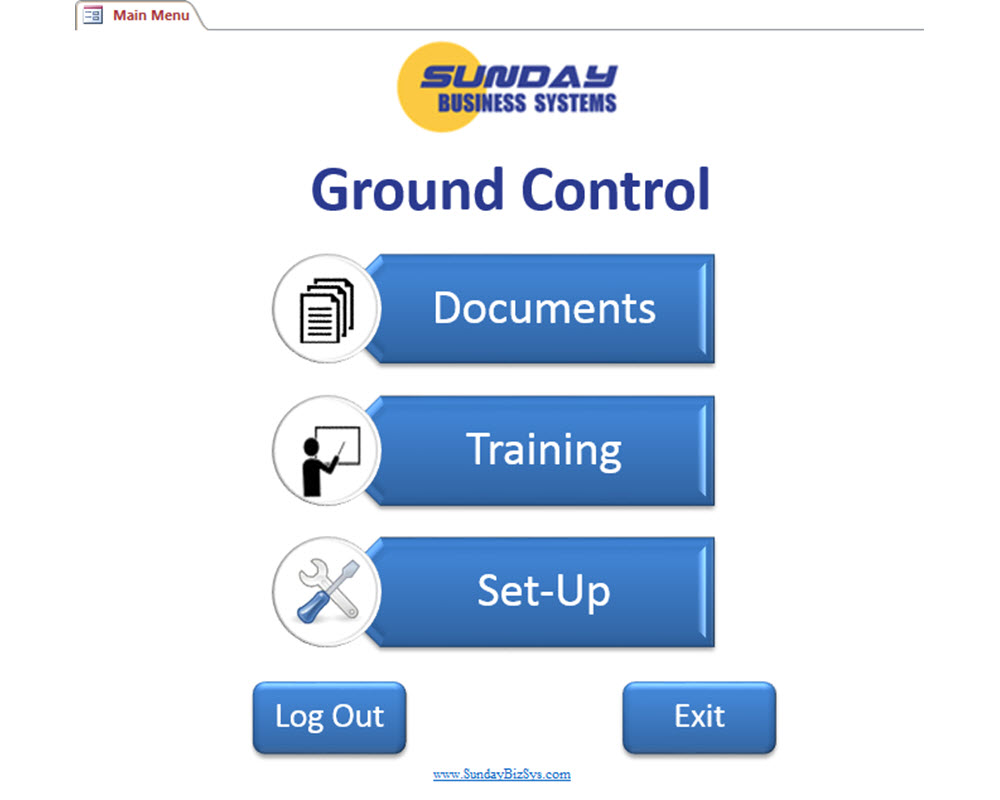 screenshot of SBS Quality Database